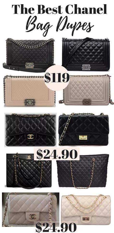 chanel large boy bag dupe|chanel bag knock off.